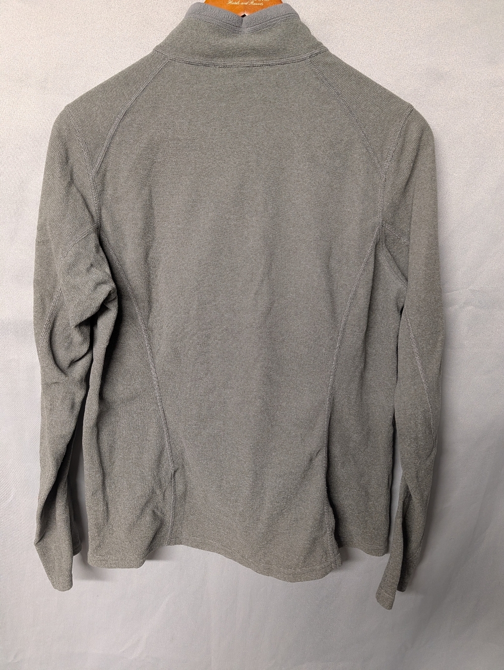 The North Face Women's Light Gray Quarter-Zip Fleece Pullover Size M - Picture 8 of 9